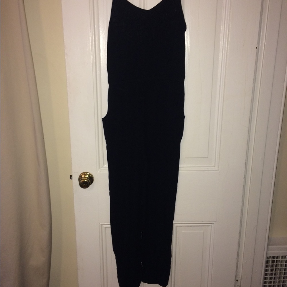 Black jogger jumpsuit